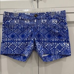 American Eagle Midi Stretch Geometric Shorts